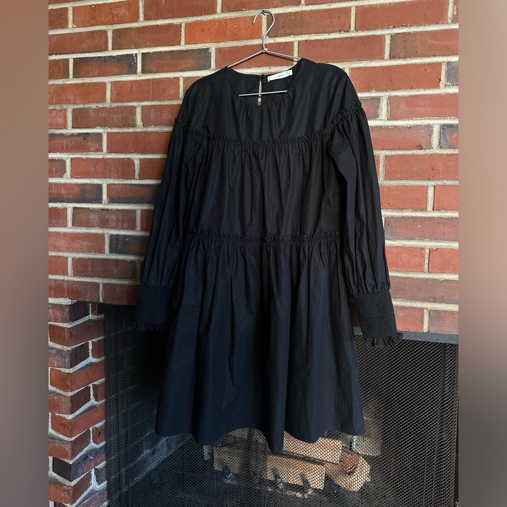 Mango Poplin Dress